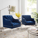 Proverbial Armchair Performance Velvet Set of 2