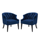 Precept Armchair Performance Velvet Set of 2