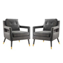 Premise Armchair Performance Velvet Set of 2
