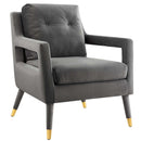 Premise Accent Lounge Performance Velvet Armchair