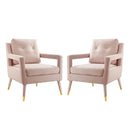 Premise Armchair Performance Velvet Set of 2