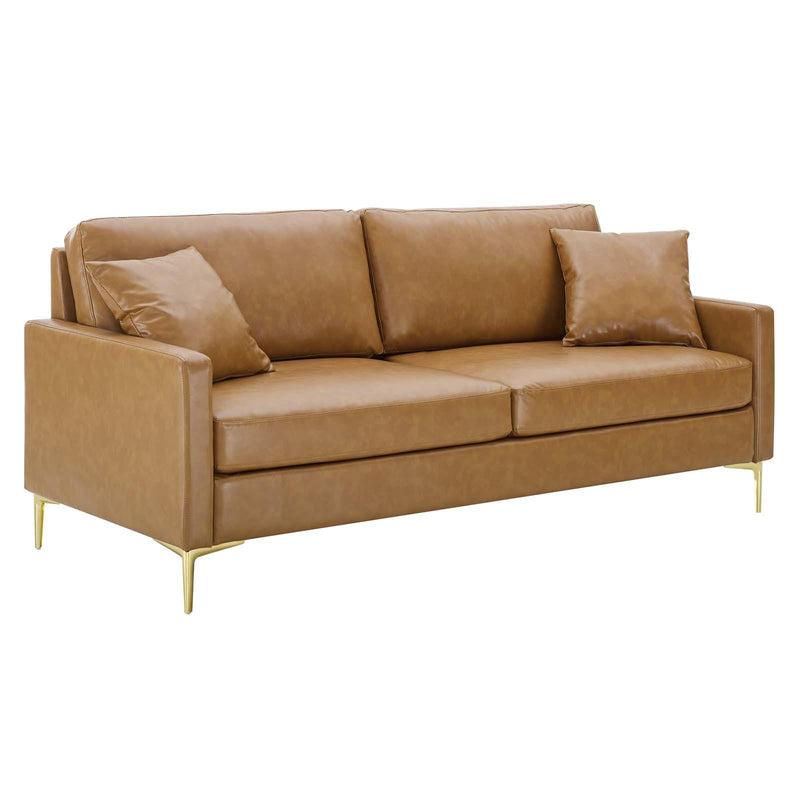 Juliana Vegan Leather Sofa image