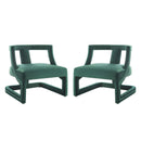 Requisite Armchair Performance Velvet Set of 2