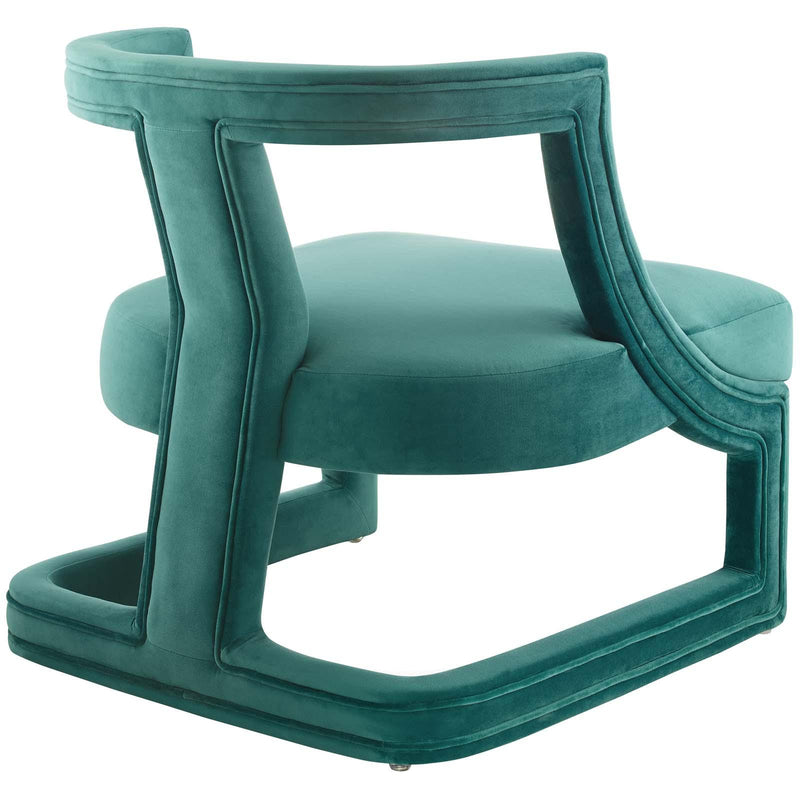 Requisite Accent Lounge Performance Velvet Armchair