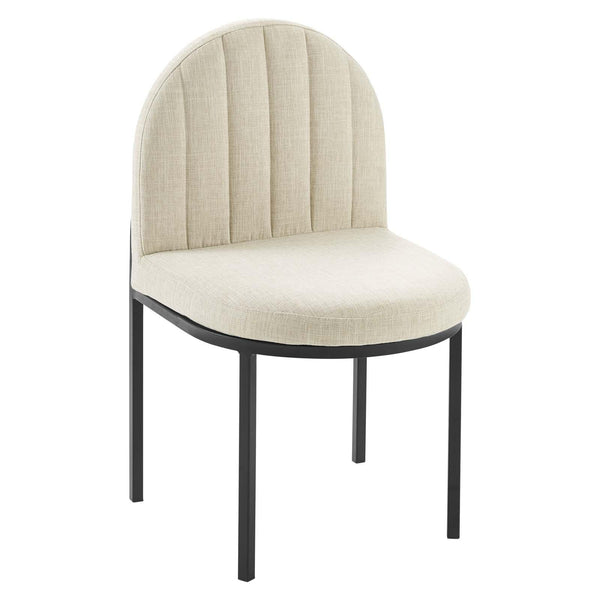 Isla Channel Tufted Upholstered Fabric Dining Side Chair image