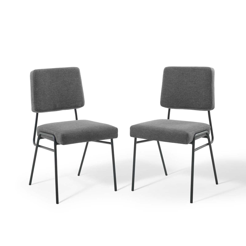 Craft Dining Side Chair Upholstered Fabric Set of 2