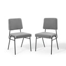 Craft Dining Side Chair Upholstered Fabric Set of 2
