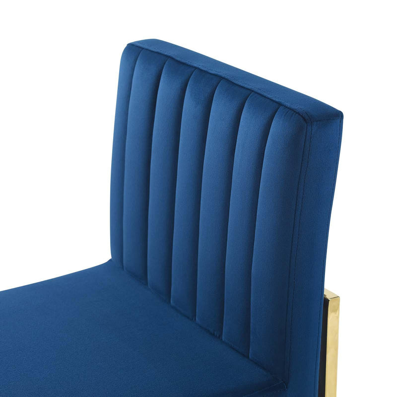 Carriage Dining Chair Performance Velvet Set of 2