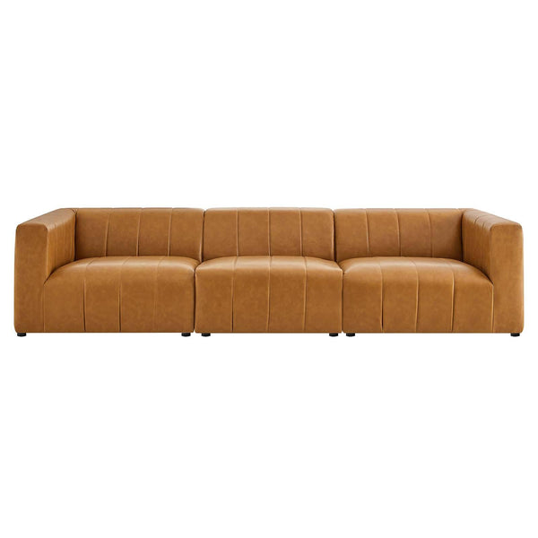Bartlett Vegan Leather 3-Piece Sofa image