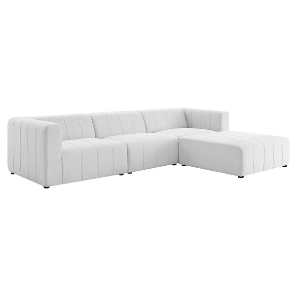 Bartlett Upholstered Fabric 4-Piece Sectional Sofa image
