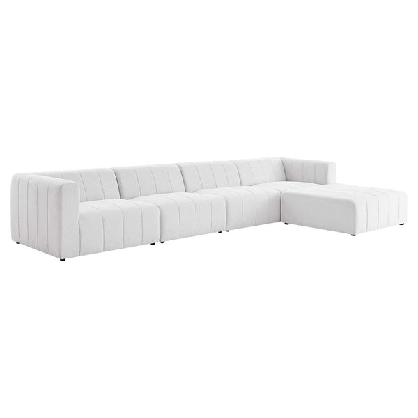 Bartlett Upholstered Fabric 5-Piece Sectional Sofa image