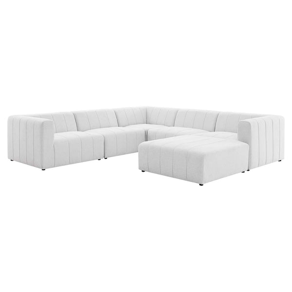 Bartlett Upholstered Fabric 6-Piece Sectional Sofa image