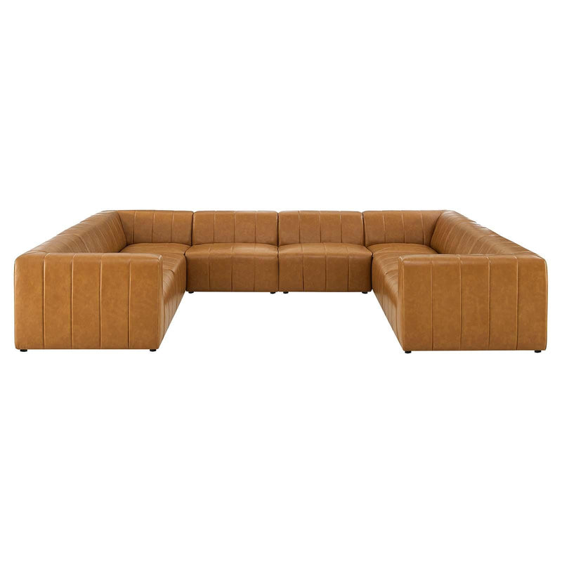 Bartlett Vegan Leather 8-Piece Sectional Sofa image