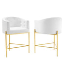 Savour Tufted Performance Velvet Counter Stool Set of 2