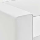 Mingle Vegan Leather Right-Arm Chair