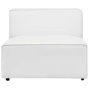 Mingle Vegan Leather Armless Chair