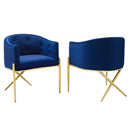 Savour Accent Dining Armchair Performance Velvet Set of 2