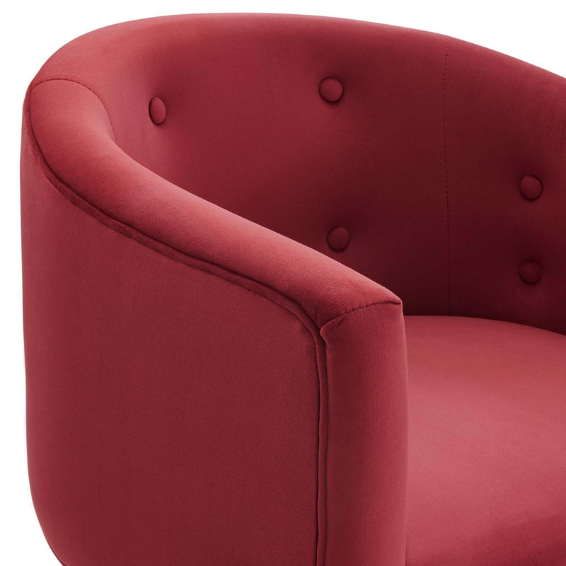 Savour Tufted Performance Velvet Accent Chairs - Set of 2