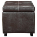 Treasure Upholstered Vinyl Ottoman