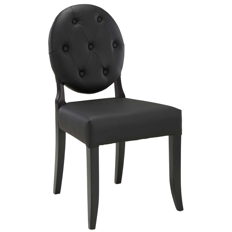 Button Dining Vinyl Side Chair image