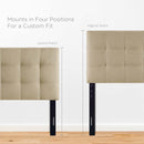 Lily Full Upholstered Fabric Headboard