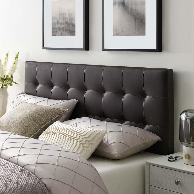 Lily King Upholstered Vinyl Headboard