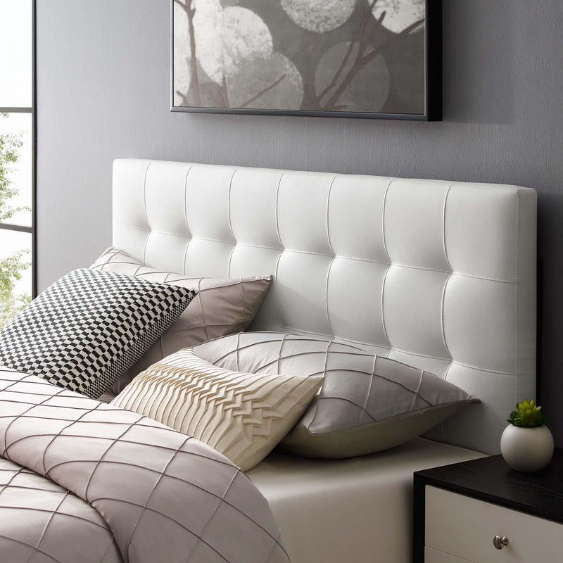 Lily Queen Upholstered Vinyl Headboard