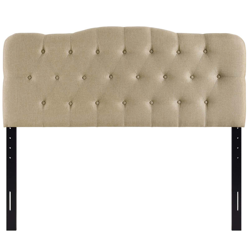 Annabel Queen Upholstered Fabric Headboard