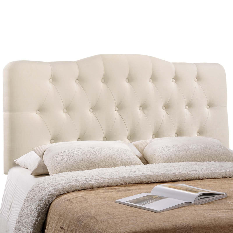 Annabel King Upholstered Fabric Headboard