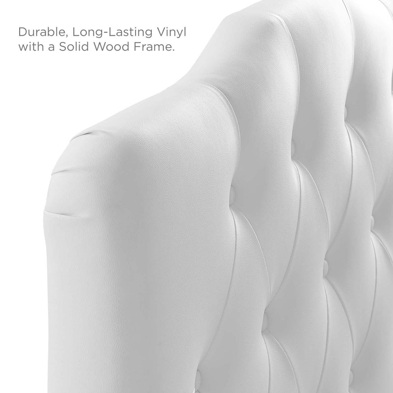 Annabel Twin Upholstered Vinyl Headboard