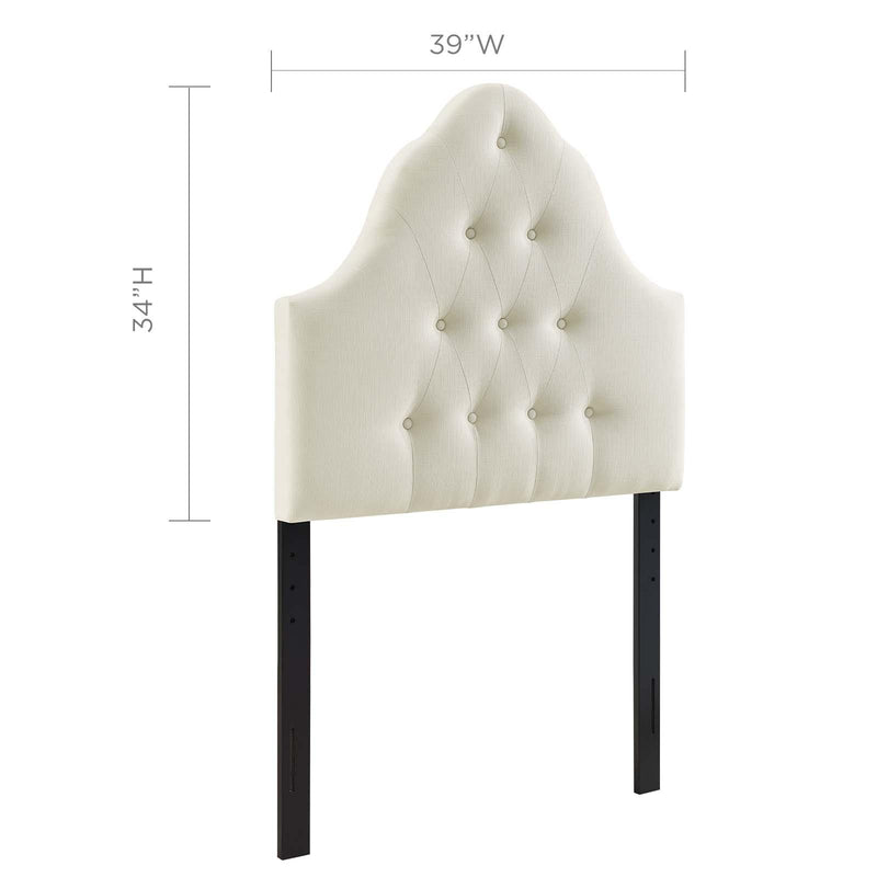 Sovereign Twin Upholstered Fabric Headboard