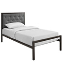 Mia Twin Fabric Bed