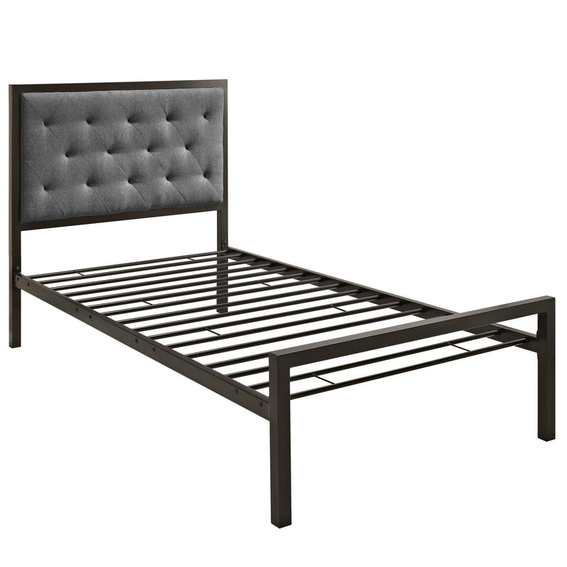 Mia Twin Fabric Bed