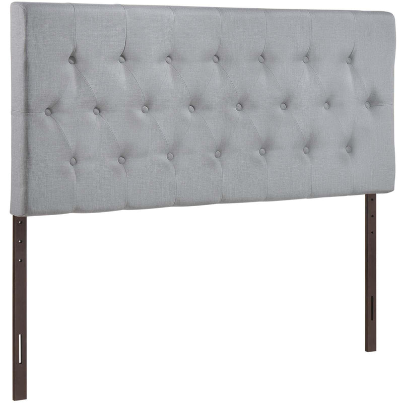 Clique Queen Upholstered Fabric Headboard