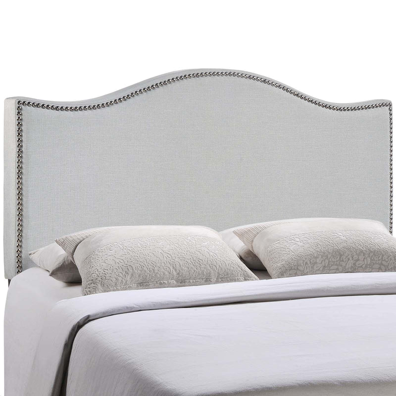 Curl King Nailhead Upholstered Headboard image