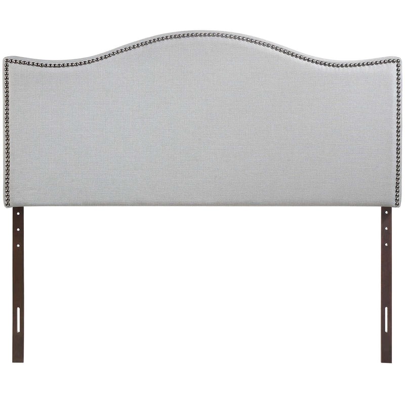 Curl King Nailhead Upholstered Headboard