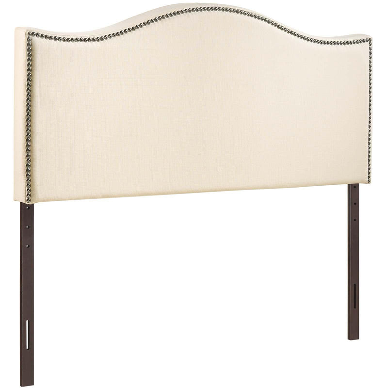 Curl King Nailhead Upholstered Headboard