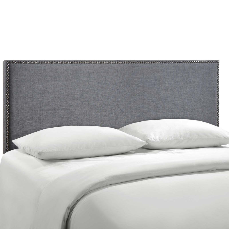 Region Nailhead Queen Upholstered Headboard