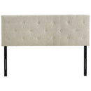 Terisa King Upholstered Fabric Headboard