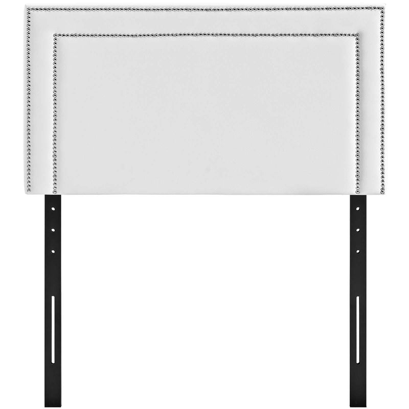 Jessamine Twin Upholstered Vinyl Headboard