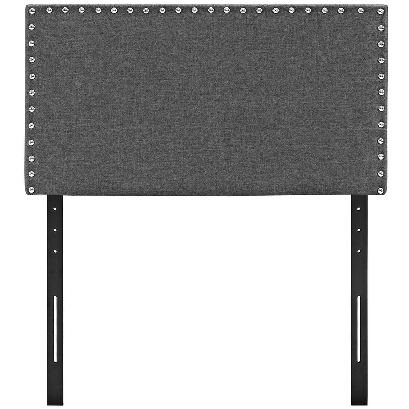 Phoebe Twin Upholstered Fabric Headboard