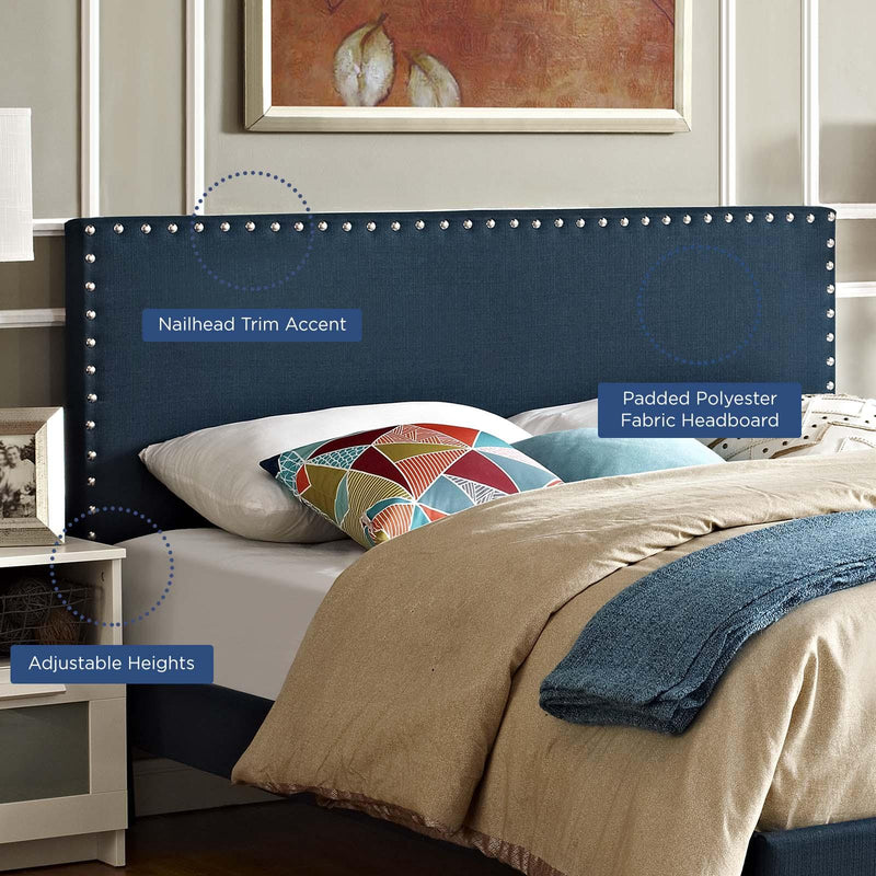 Phoebe Full Upholstered Fabric Headboard