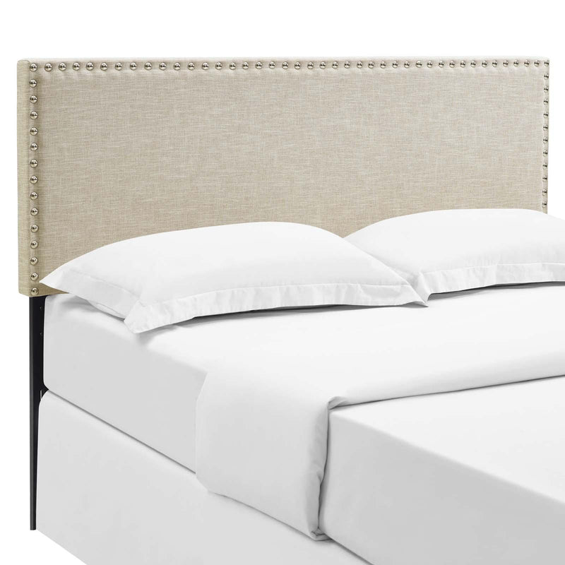 Phoebe King Upholstered Fabric Headboard image