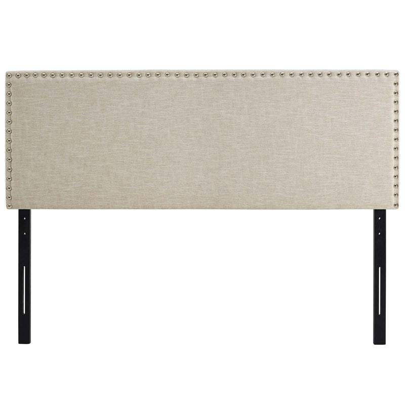 Phoebe King Upholstered Fabric Headboard