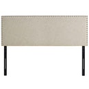 Phoebe King Upholstered Fabric Headboard