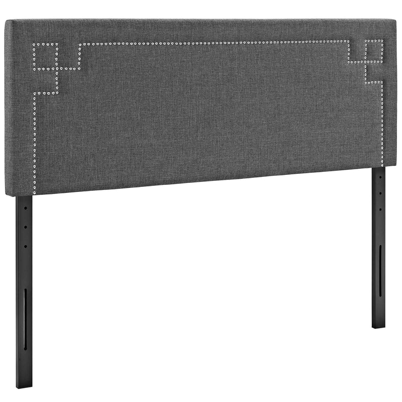 Josie King Upholstered Fabric Headboard