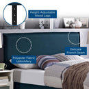 Camille Queen Upholstered Fabric Headboard