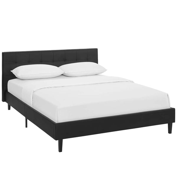 Linnea Full Faux Leather Bed image