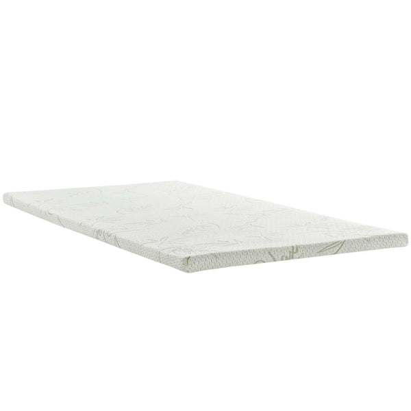 Relax Twin 2" Gel Memory Foam Mattress Topper