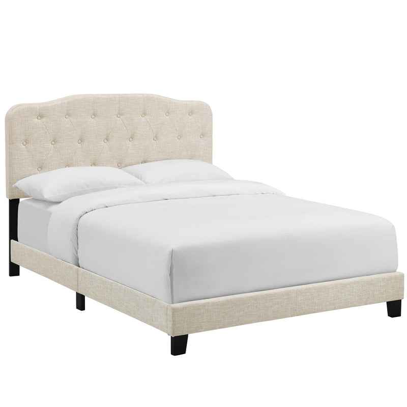 Amelia Twin Upholstered Fabric Bed